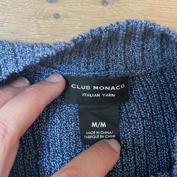 Club Monaco Cotton-Blend Summer Sweater Size M - Picture 2 of 2